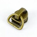 Nylon Zipper Slider Gold Puller