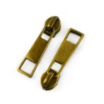 YKK Nylon Zipper Slider Antique Brush Puller